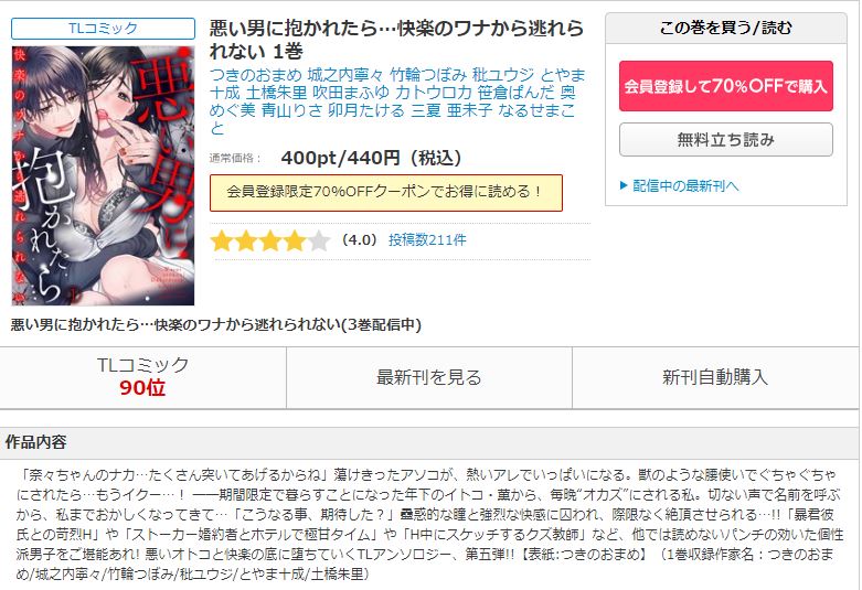 悪い男に抱かれたら…快楽のワナから逃れられない コミックシーモア